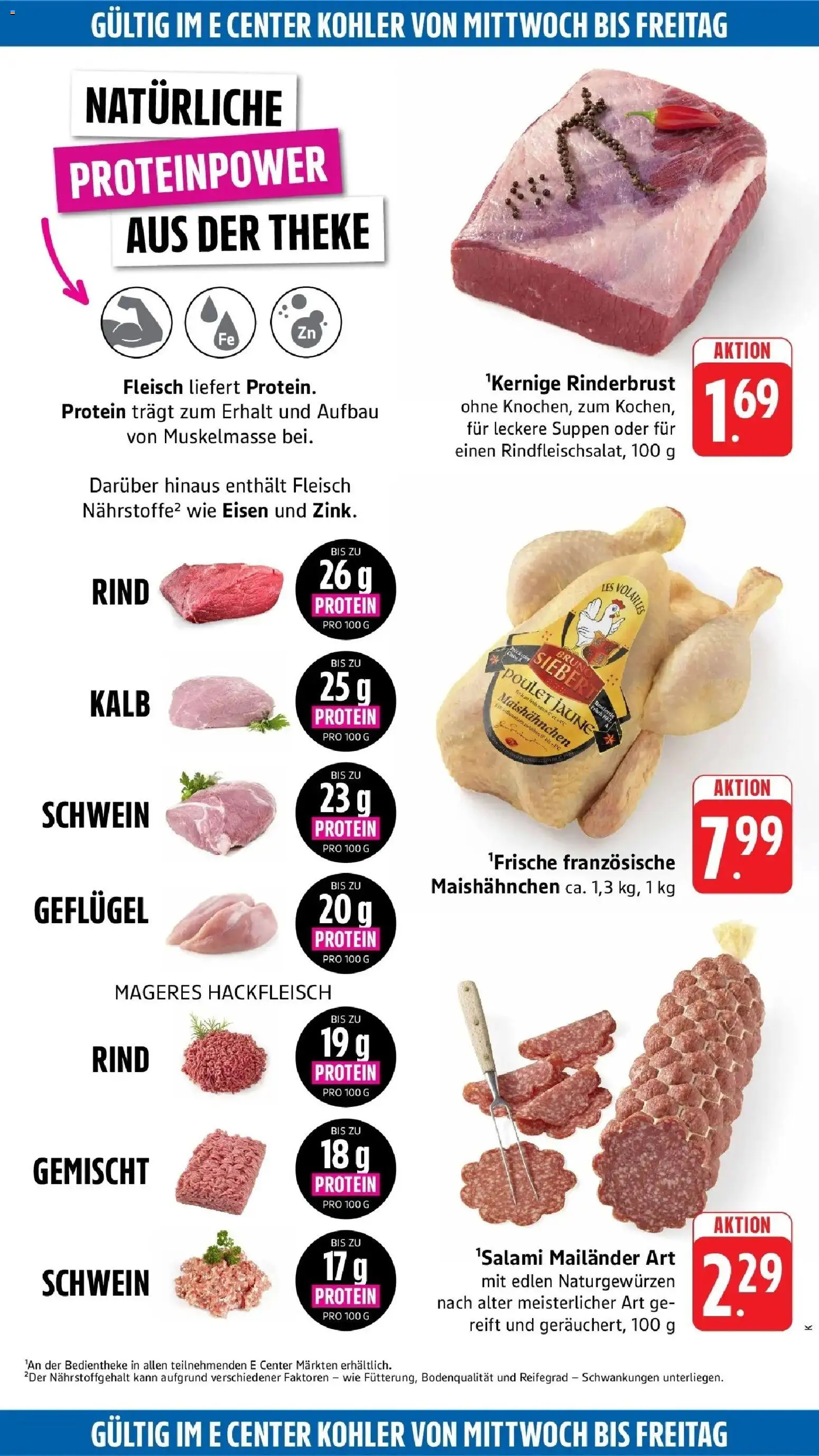 Edeka Prospekt Offenburg – gültig ab 28.09.2026 | Seite: 44 | Produkte: Theke, Fleisch, Hackfleisch