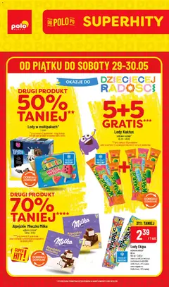 Pogląd oferty "POLOmarket gazetka - Super Hity" - ważna od 29.05.2026