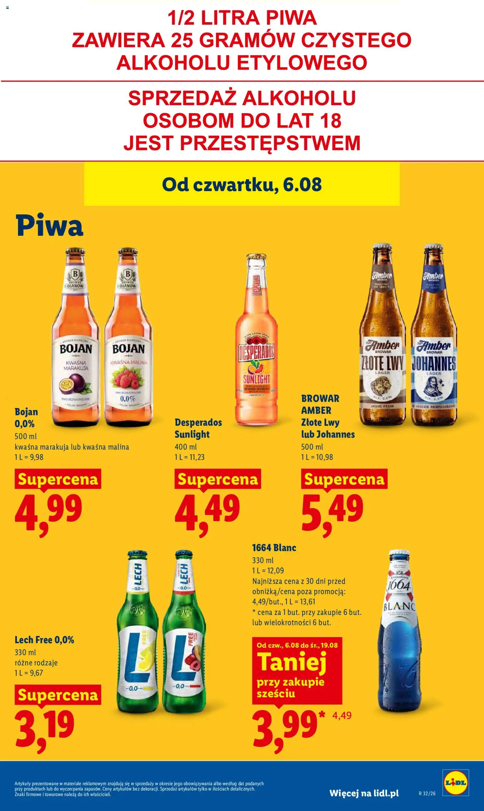 Lidl Polsko leták od 06.08.2026 | Strana: 73 | Produkty: Desperados, Marakuja