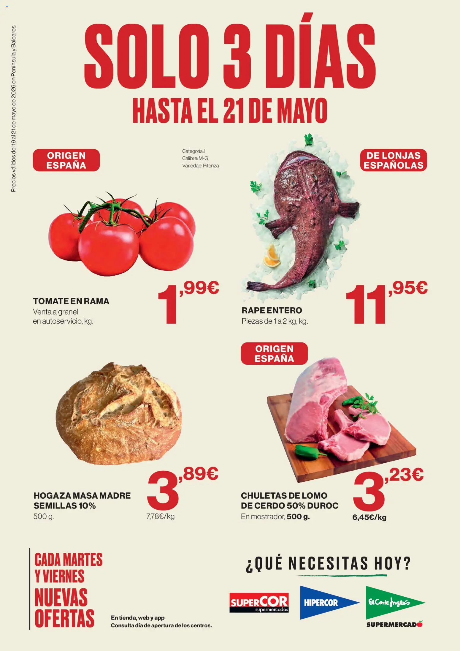 Supercor Península y Baleares │ válido desde el 19.05.2026 | Página: 1 | Productos: Cerdo