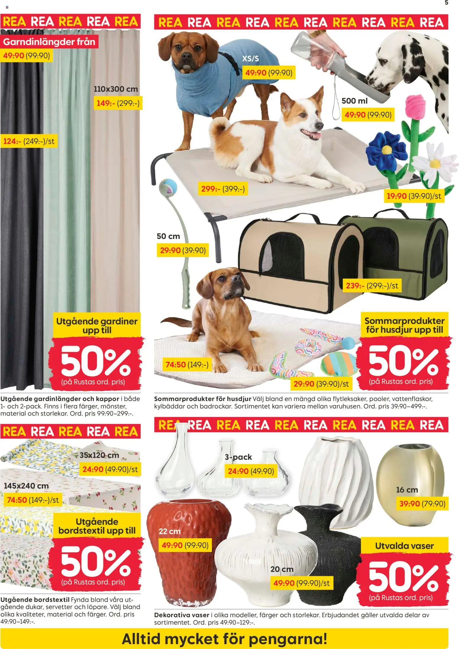 Rusta reklamblad aktuell från 15.06.2026 | Sida: 5 | Produkter: Galler, Servetter