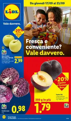 Anteprima del volantino Lidl volantino Fresca e conveniente valido a partire dal 17/09/2026