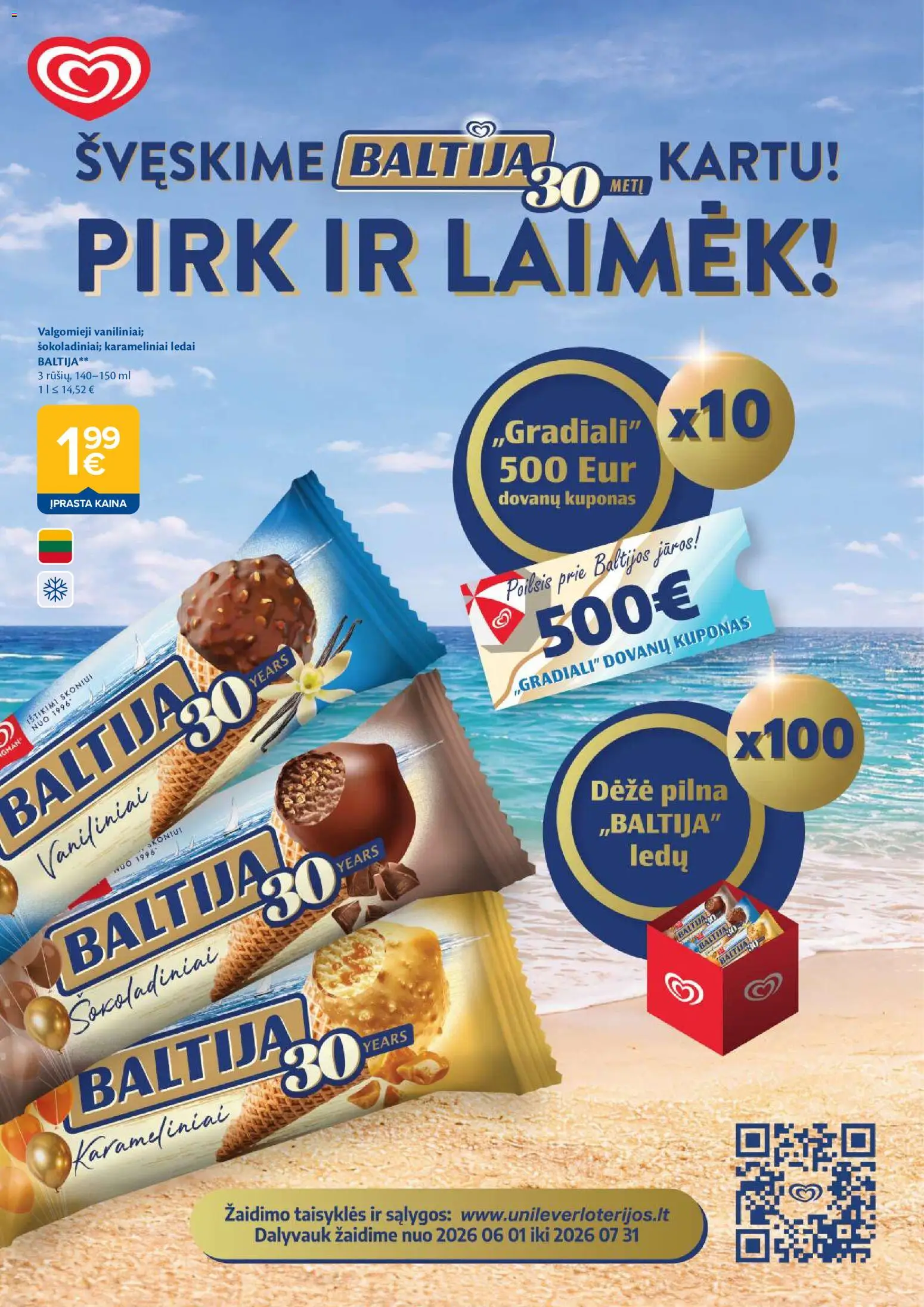 MAXIMA akcijos nuo 09.06.2026 | Puslapis: 20 | Prekių: Ledai, Dėžė