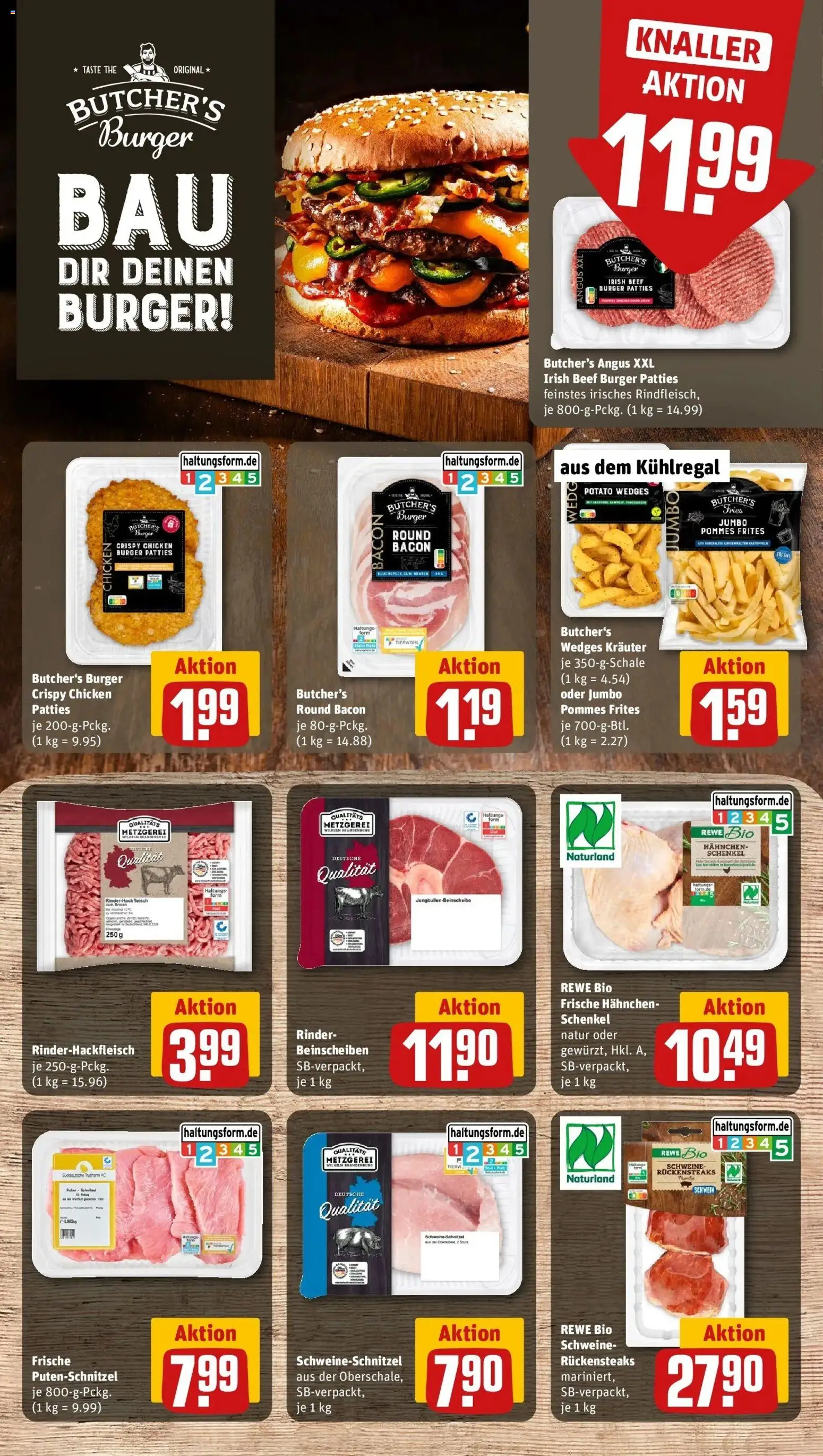 Rewe Prospekt Deizisau	 – gültig ab 10.05.2026 | Seite: 10 | Produkte: Hahnchen, Burger, Pommes frites, Putenschnitzel