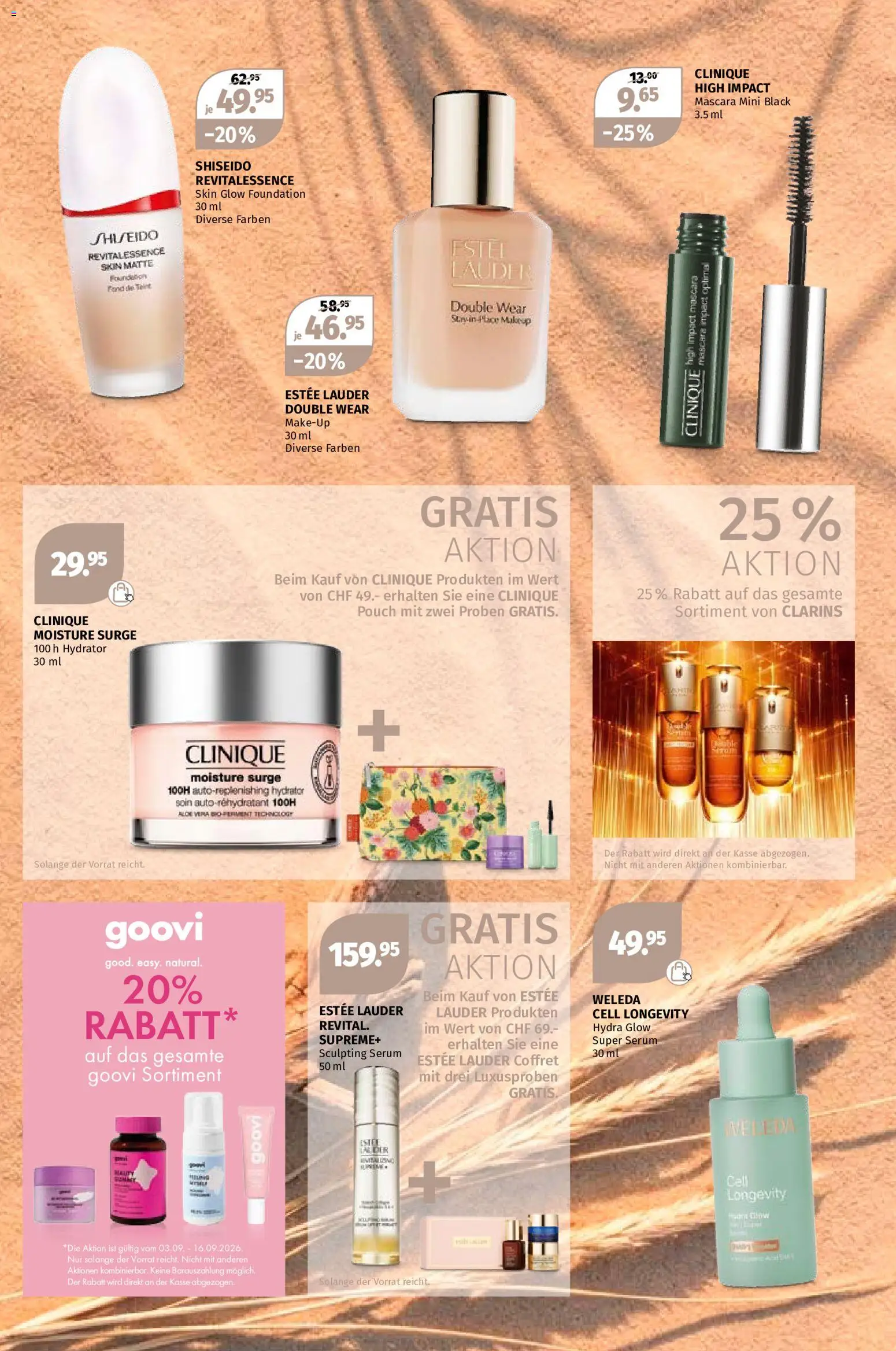 Müller aktionen Beauty-Highlights – gültig ab 03.09.2026 | Seite: 3 | Produkte: Serum, Foundation, Mascara