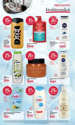 Rossmann akciós újság - amely érvényes a következő dátumtól: 18.05.2026 | Oldal: 5