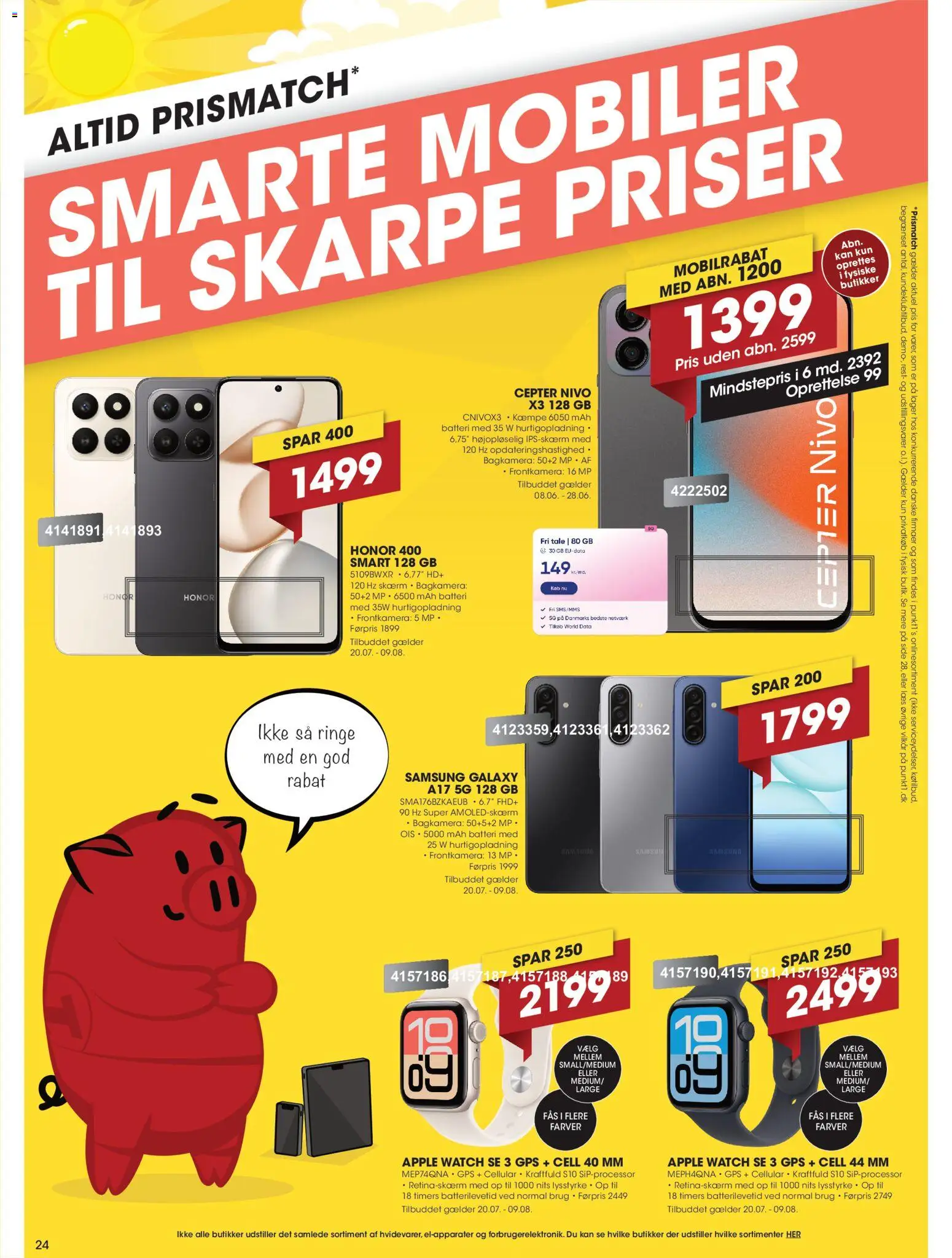 Punkt1 tilbudsavis – gyldig fra 20/07/2026 | Side: 24 | Produkter: Skærm, GPS, Søm, Batteri