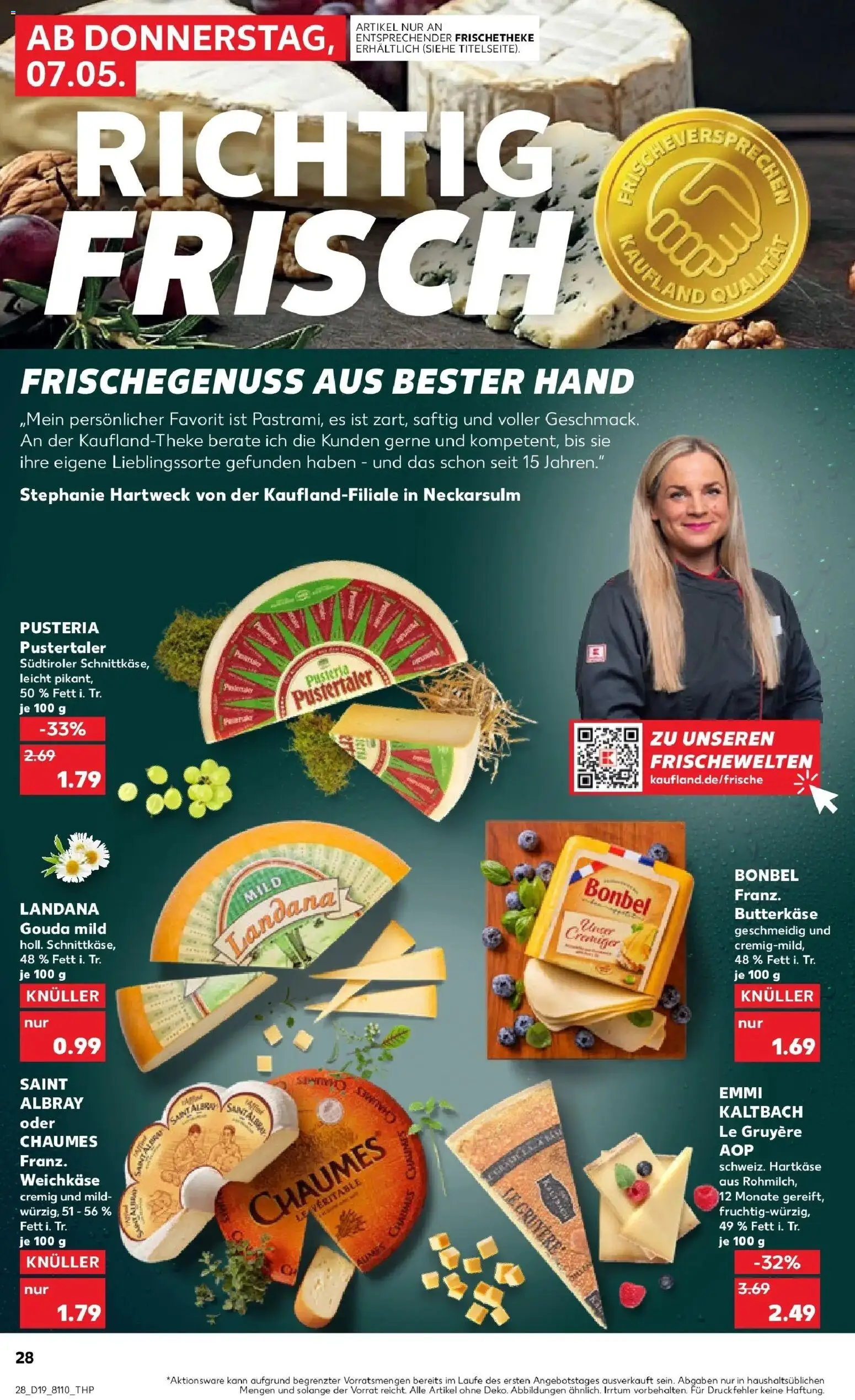 Kaufland Prospekt Bitterfeld-Wolfen	 – gültig ab 03.05.2026 | Seite: 33 | Produkte: Butter, Gouda