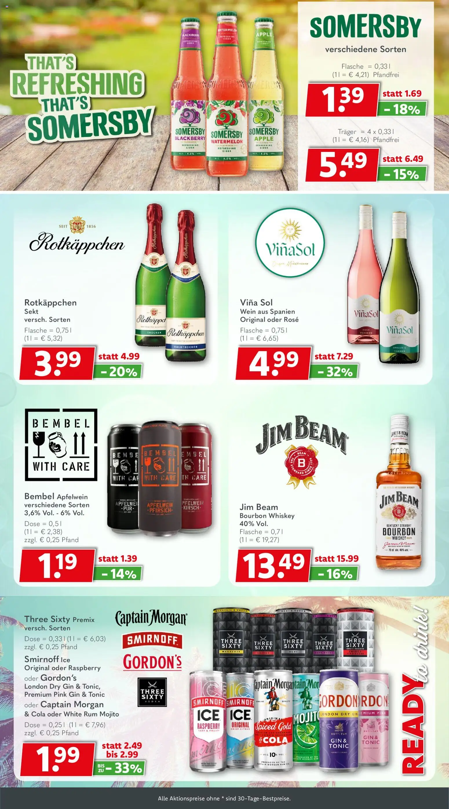Getränkeland Prospekt Berlin – gültig ab 17.08.2026 | Seite: 8 | Produkte: Jim beam, Rotkäppchen, Bourbon, Gin