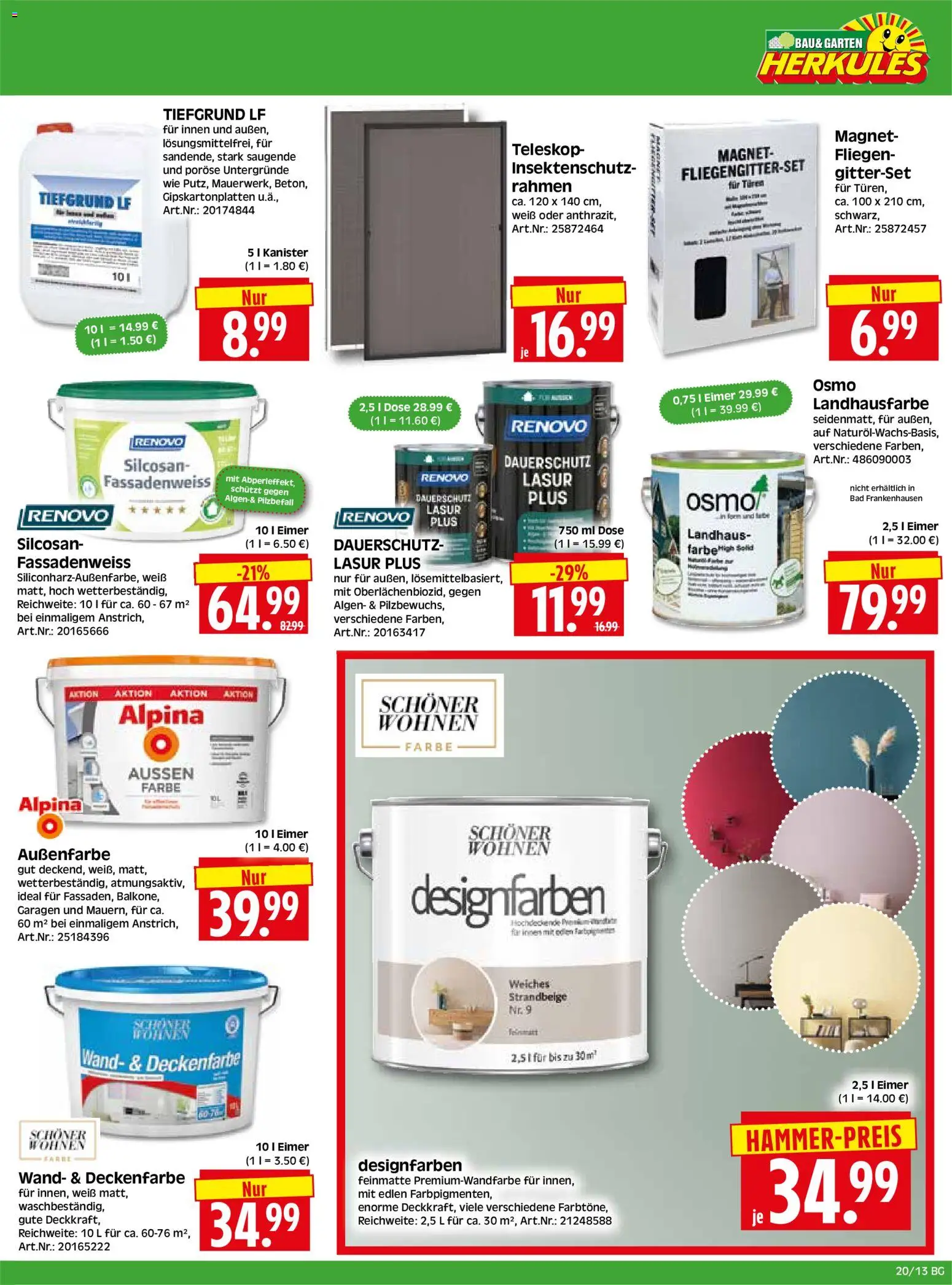 HERKULES Bau & Garten – gültig ab 11.05.2026 | Seite: 13 | Produkte: Bad