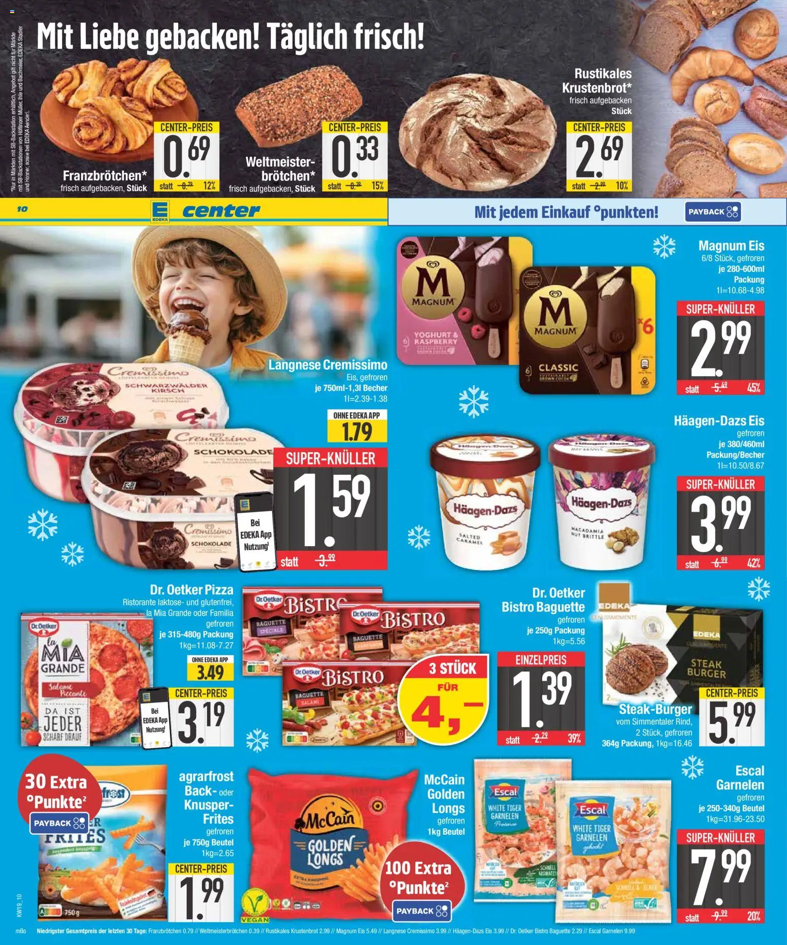 E center Prospekt 	 – gültig ab 04.05.2026 | Seite: 10 | Produkte: Ristorante, Cremissimo, McCain, Pizza