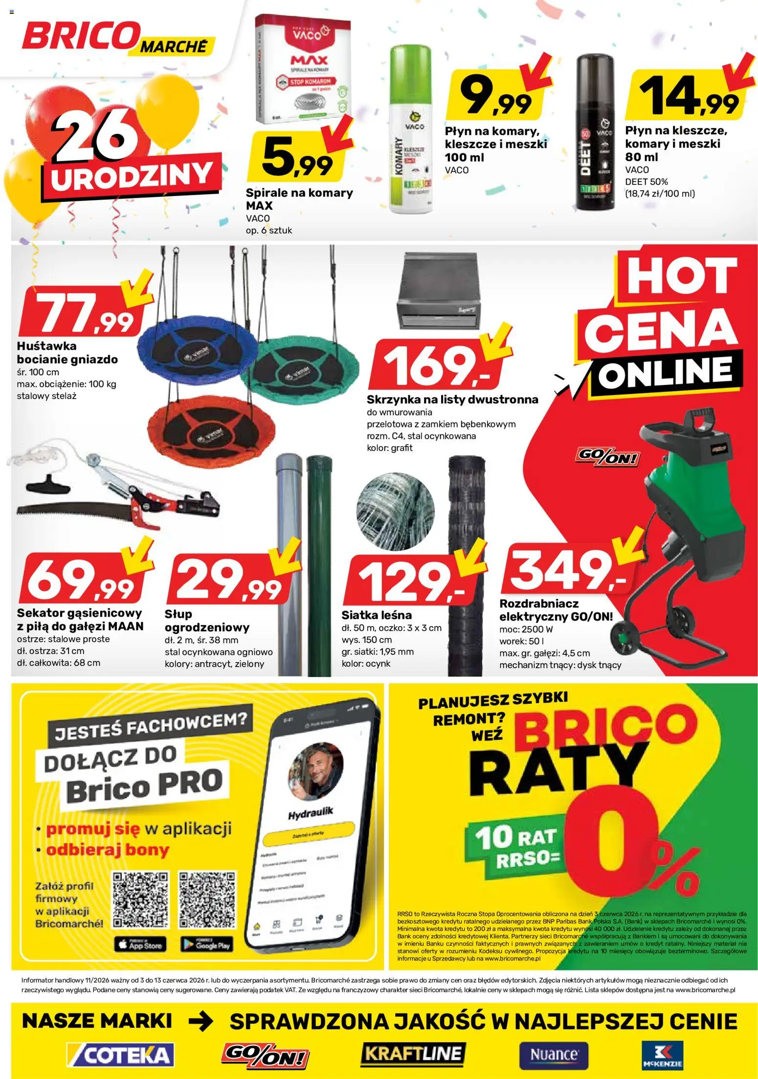 Brico Marché gazetka od 03.06.2026 | Strona: 16 | Produkty: Dysk, Sekator, Siatka, Bocianie gniazdo