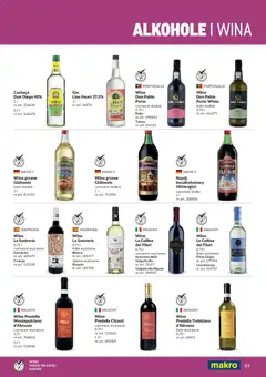 Pogląd oferty "Makro gazetka - Produktów marek własnych dla profesjonalnej Gastronomii" - ważna od 01.03.2026 | Strona: 83 | Produkty: Alkohole, Chianti, Chardonnay, Wino