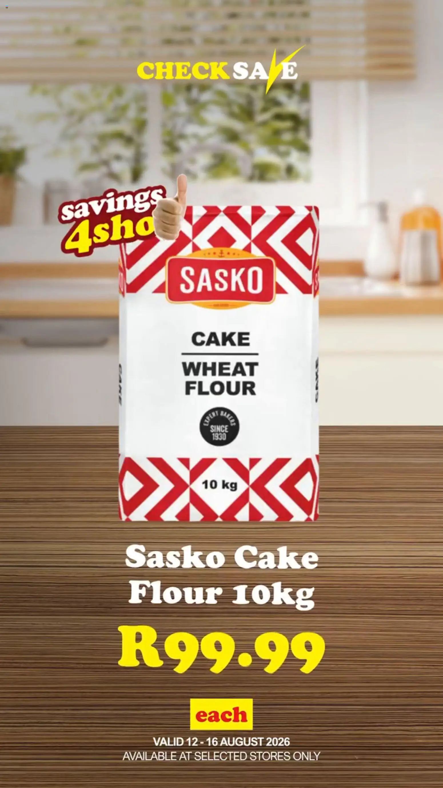 New Check Save catalogue – valid from 12/08/2026 | Page: 2 | Products: Cake, Flour