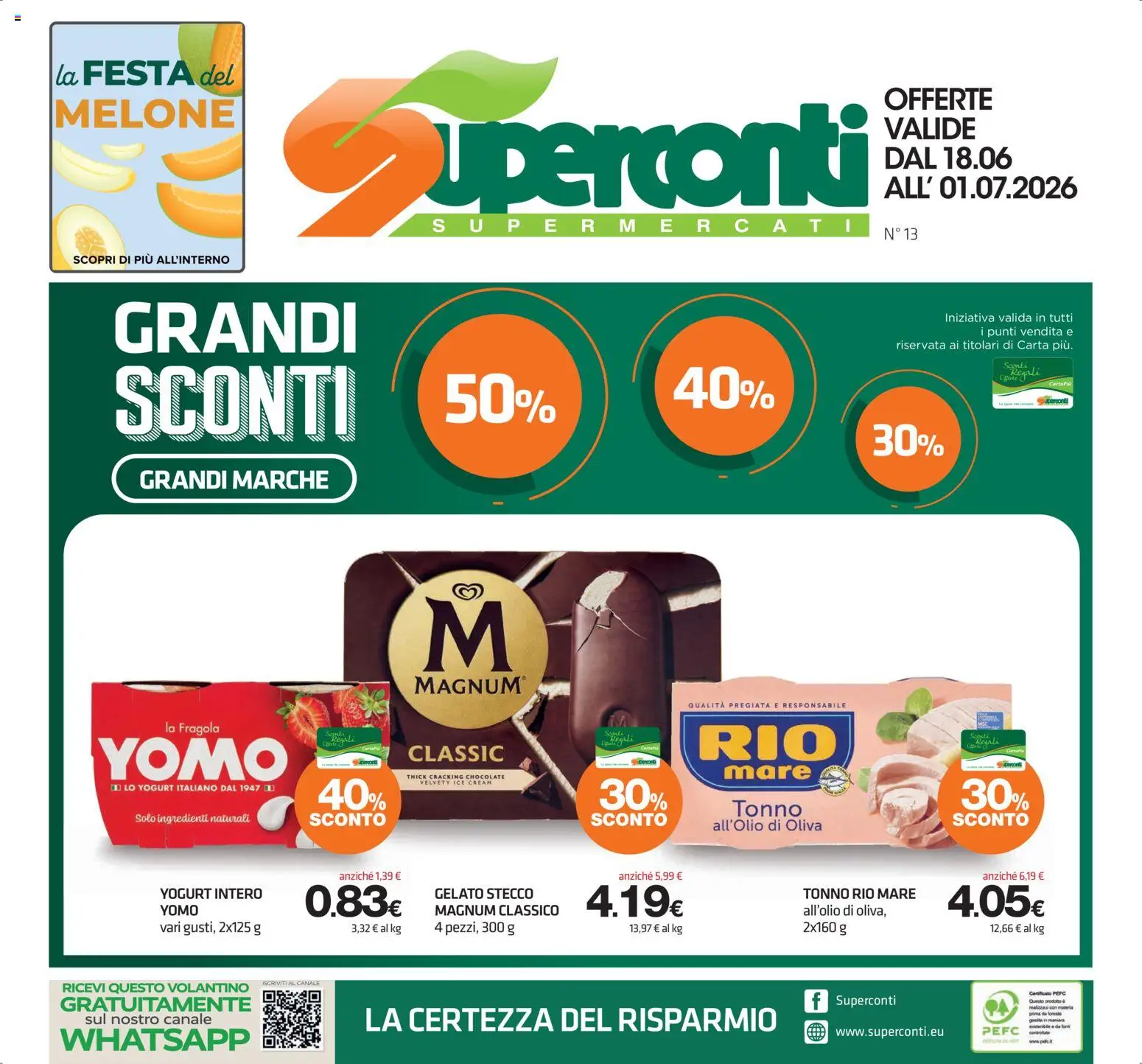 Volantino Superconti del 18.06.2026 | Pagina: 1