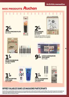 Auchan - Prévisualisation de Auchan Cartables, rentrée valide à partir de 30/06/2026 | Page: 35