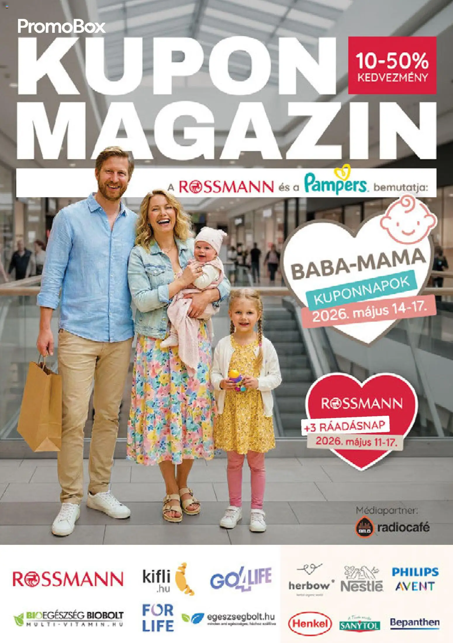 Rossmann akciós ujság - amely érvényes a következő dátumtól: 11.05.2026 | Oldal: 1 | Termékek: Kifli