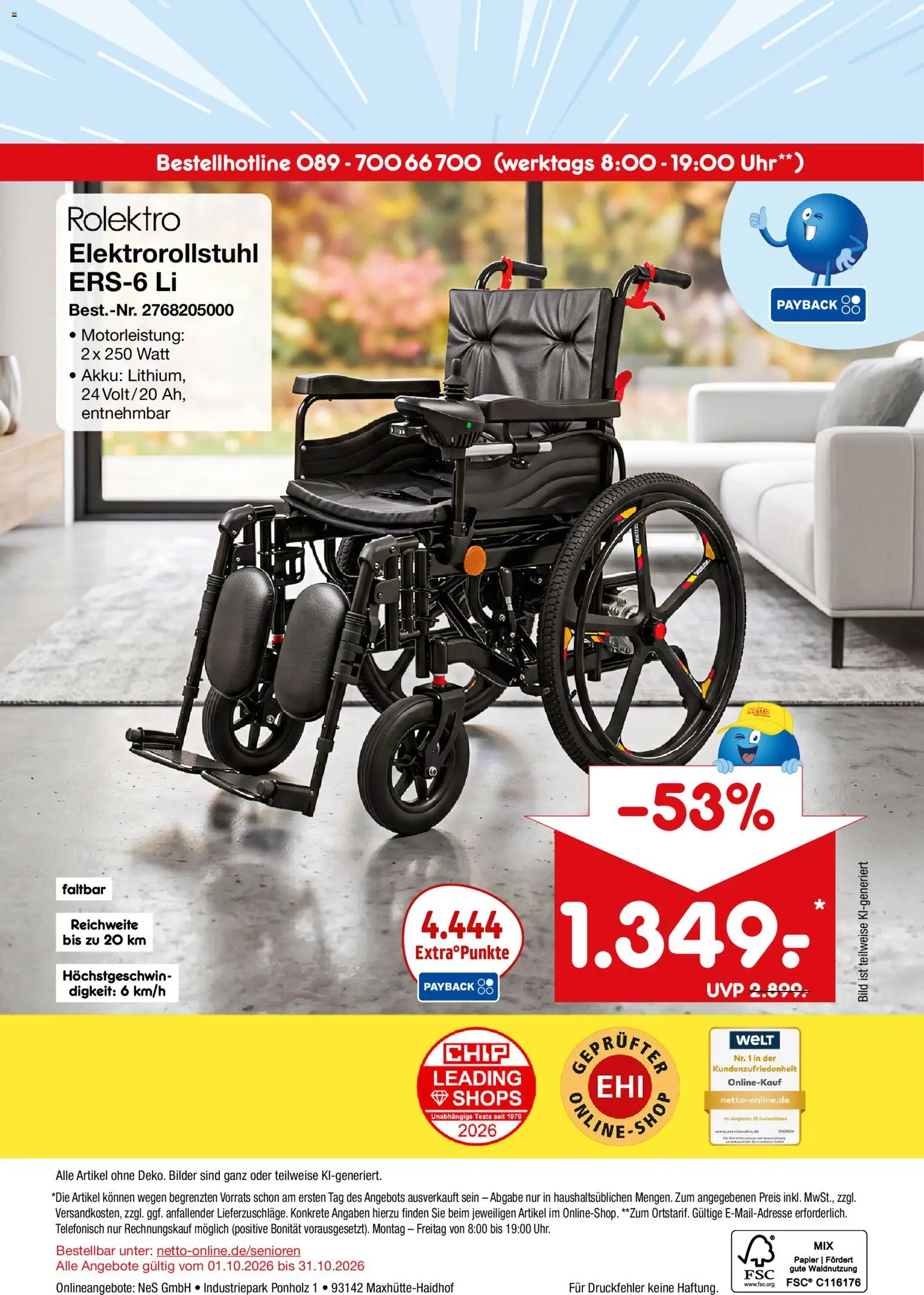 Netto Marken-Discount Online-Sonderangebote Herbstdeals – gültig ab 01.10.2026 | Seite: 8 | Produkte: Bilder, Uhr