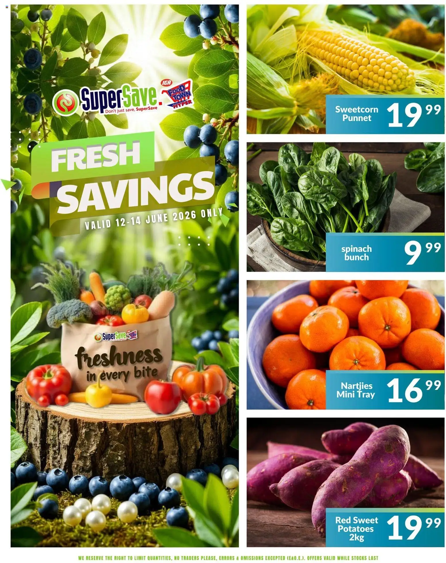 New Super Save catalogue – valid from 12.06.2026 | Page: 3 | Products: Tray, Desmaquilante, Potatoes