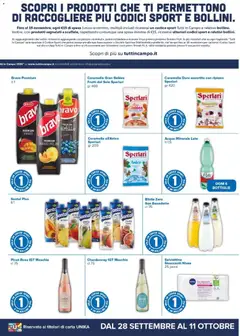 Anteprima del volantino Oasi volantino 3° paniere Tutti in campo valido a partire dal 27/09/2026 | Pagina: 9 | Prodotti: Caramelle, Acqua, Pesca, Pera