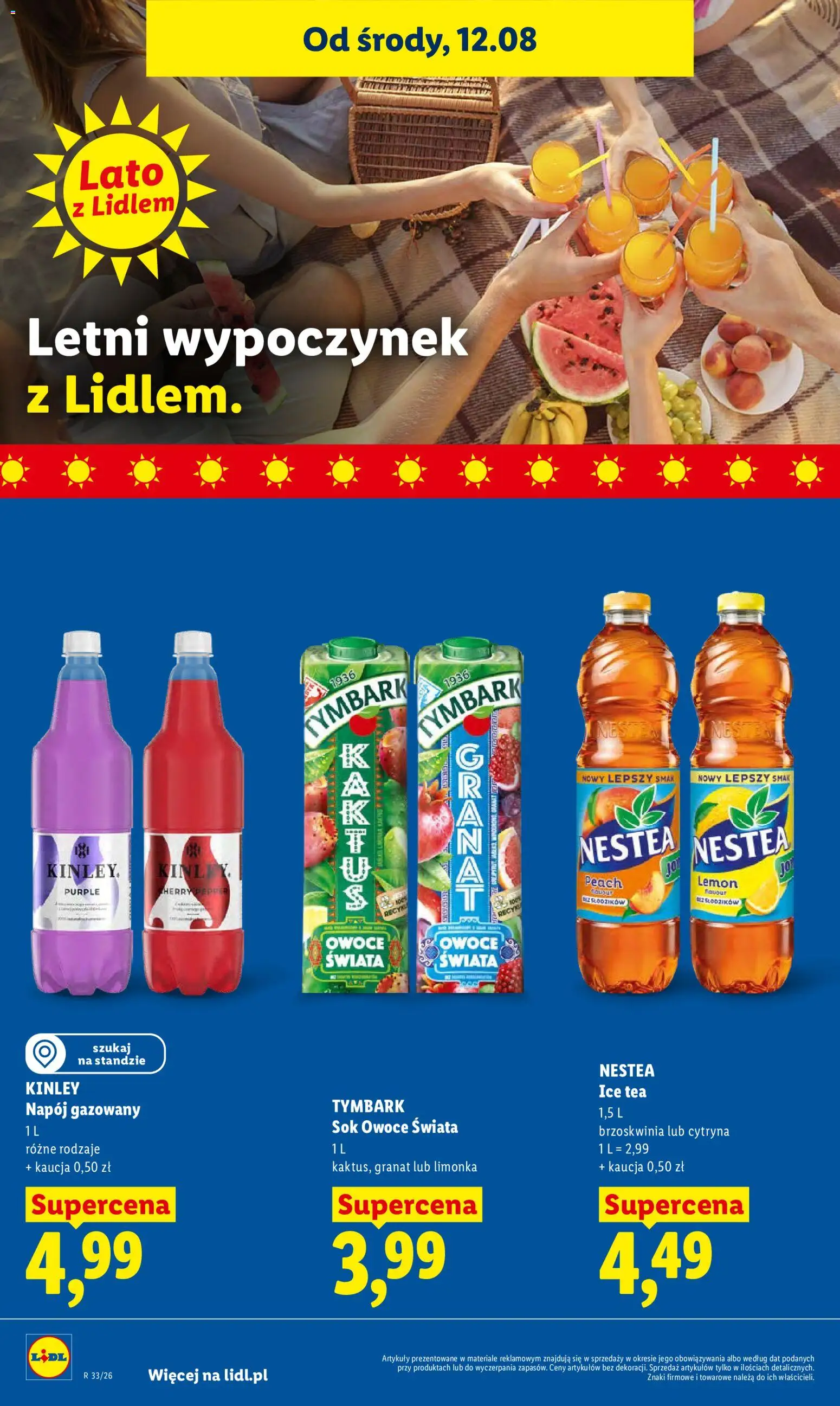 Lidl Polsko leták od 12.08.2026 | Strana: 70 | Produkty: Nestea, Ice tea