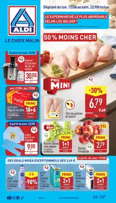Aldi folder semaine 35 - Voorbeeld van een folder van Aldi, geldig van 17/08/2026