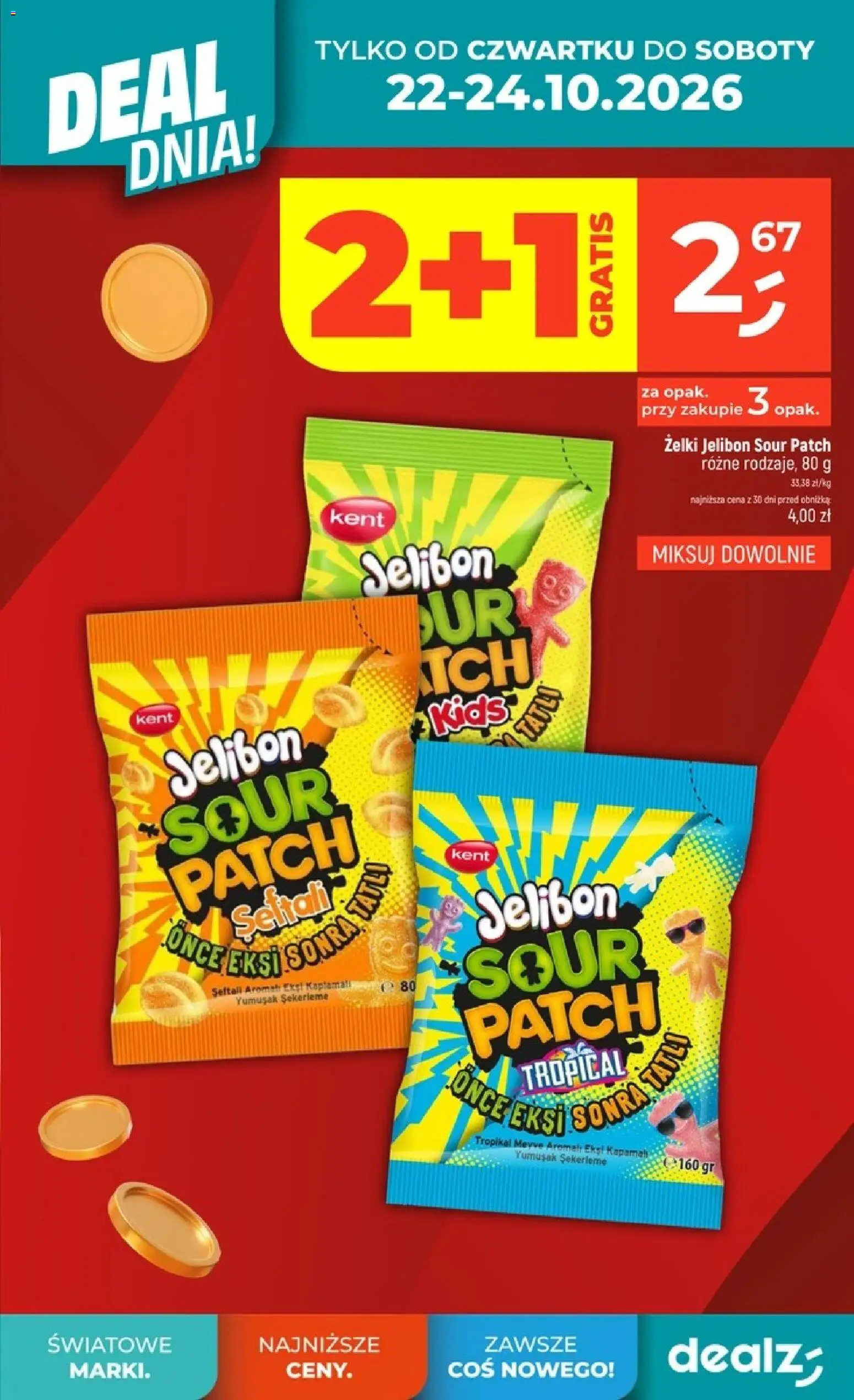 Dealz gazetka od 22.10.2026 | Strona: 3 | Produkty: Żelki