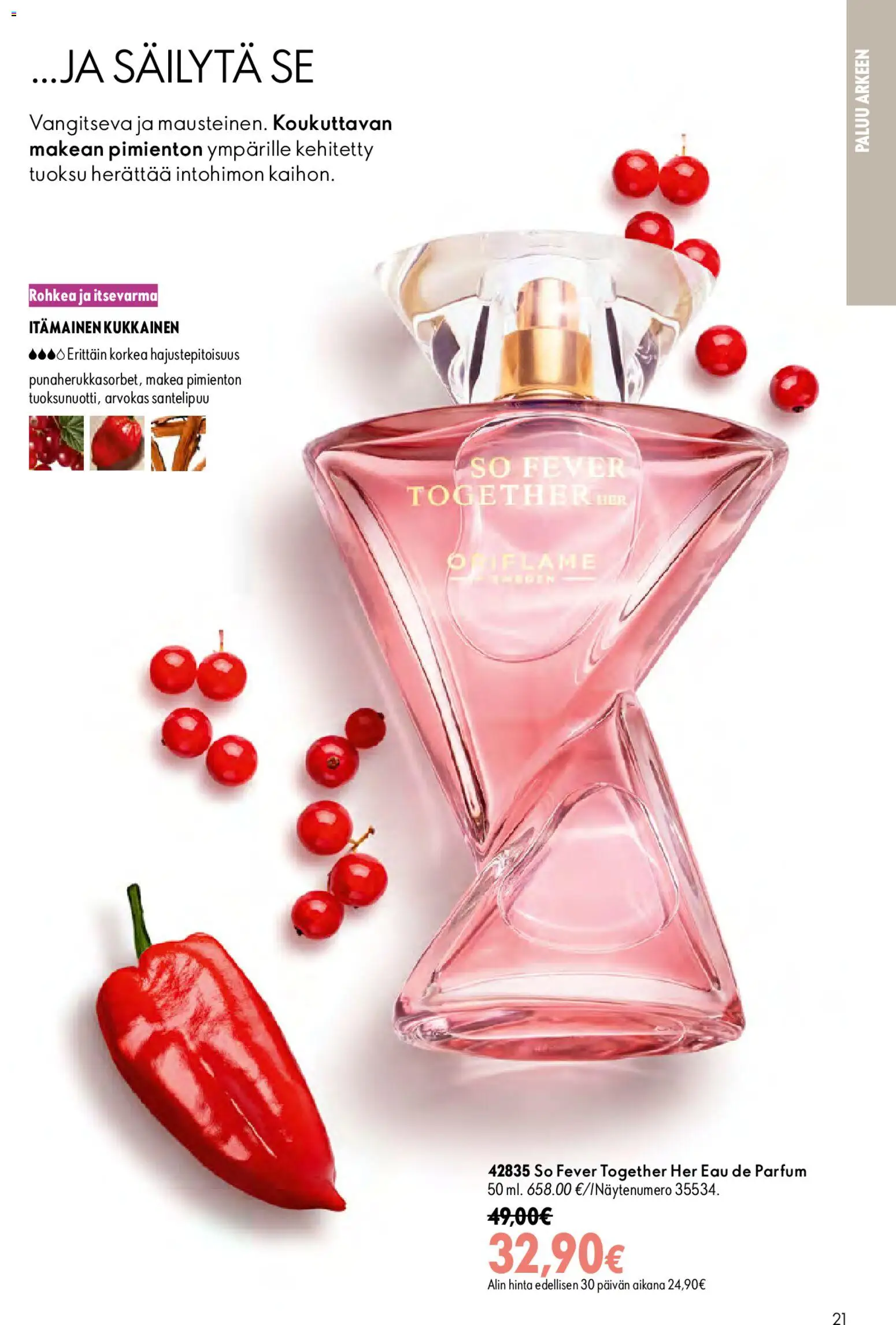 Oriflame tarjoukset – voimassa 26/08/2026 alkaen | Sivu: 21 | Tuotteet: Tuoksu