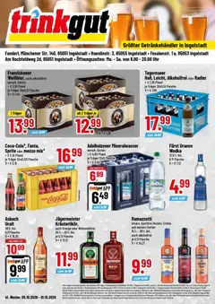 Trinkgut - trinkgut: Wochenangebote ab 05.10.2026 gültig