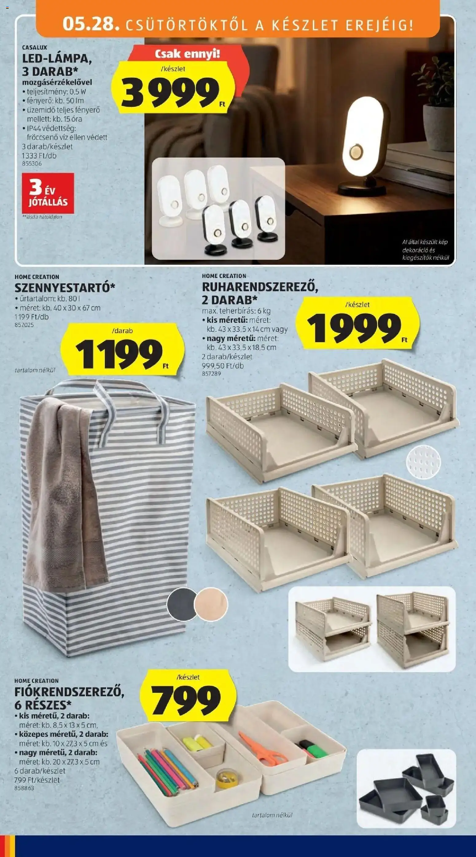 Aldi akciós ujság - amely érvényes a következő dátumtól: 28.05.2026 | Oldal: 30 | Termékek: Óra, Dekoráció