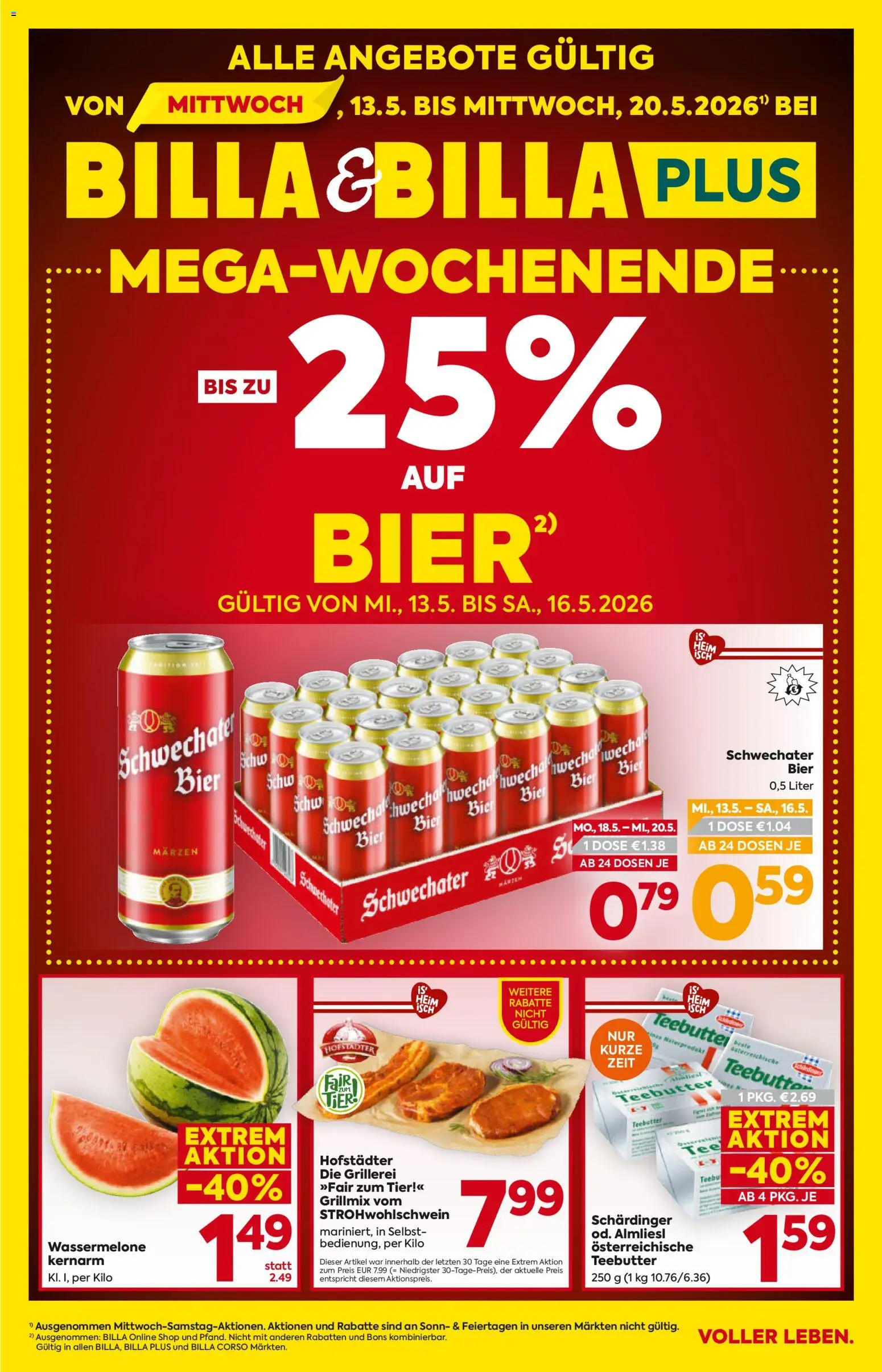 Billa Flugblatt - Wien gültig ab 13.05.2026 | Seite: 1