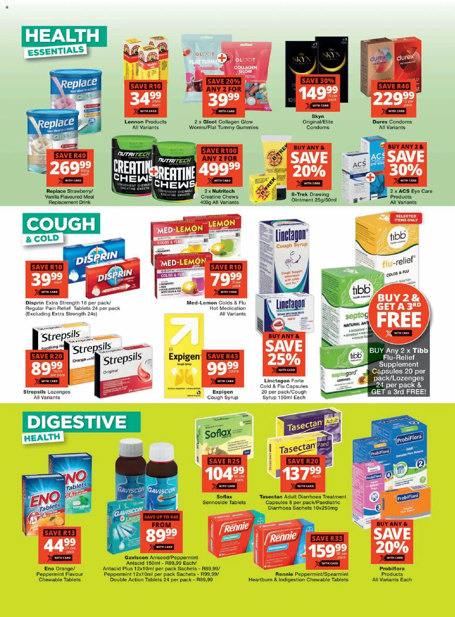 New Checkers catalogue – valid from 20.04.2026 | Page: 2 | Products: Sweets, Lozenges, Syrup, Lemon