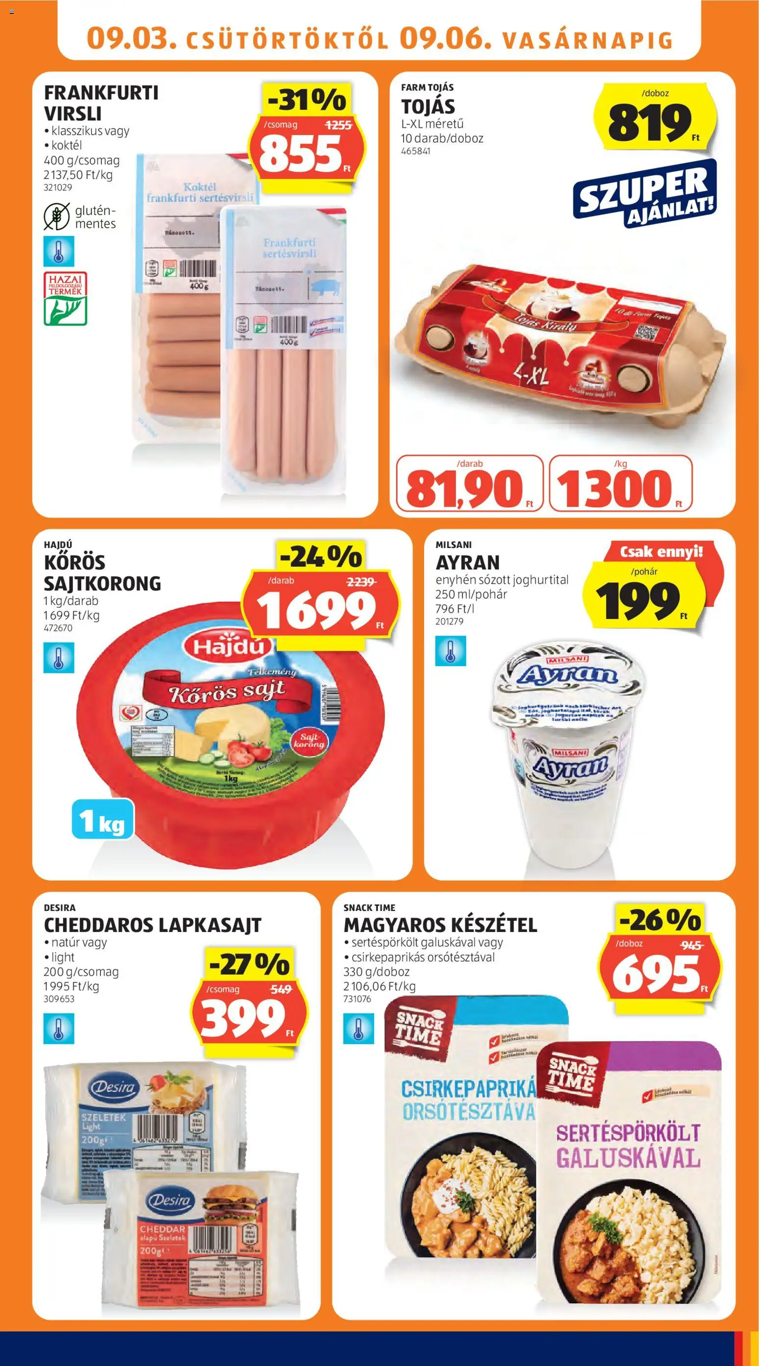 Aldi akciós ujság - amely érvényes a következő dátumtól: 2026.09.03. | Oldal: 13