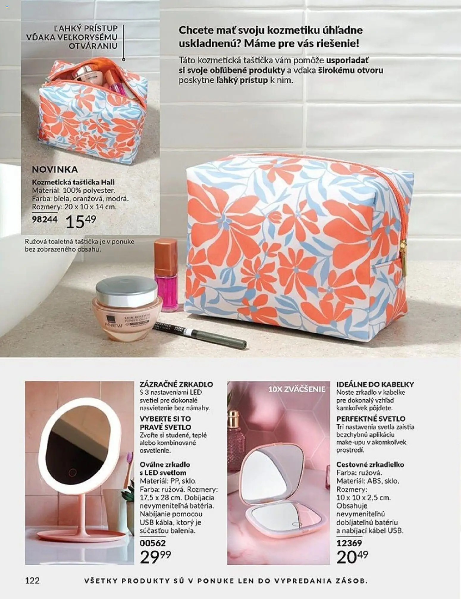 Nové Avon akcie – leták je platný od 01.04.2026 | Strana: 122 | Produkty: Zrkadlo, Svetlo, Led, Svetlá