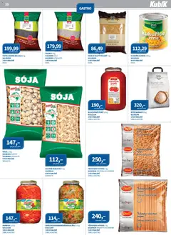 Náhled letáku Kubík leták - Velkoobchod 09/2026 od 01.09.2026 | Strana: 29 | Produkty: Čočka, Špagety, Paprika červená, Kostky