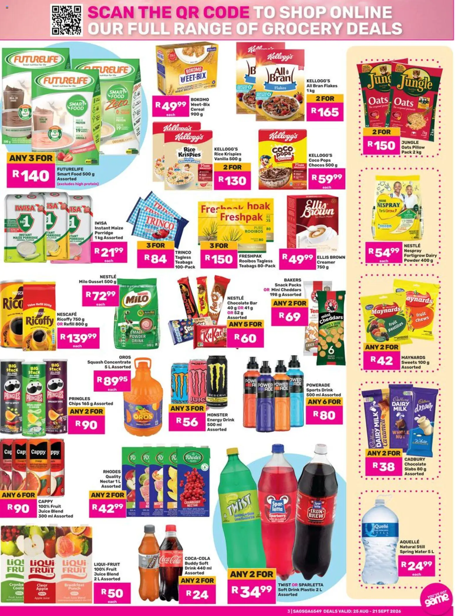 New Game catalogue – valid from 25/08/2026 | Page: 3