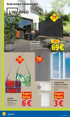 LIDL leidinys galioja nuo 11.05.2026 | Puslapis: 2 | Prekių: Sodo baldai, Pledas