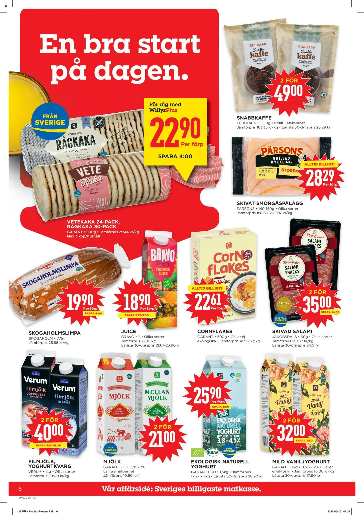 Willys reklamblad aktuell från 13/07/2026 | Sida: 6