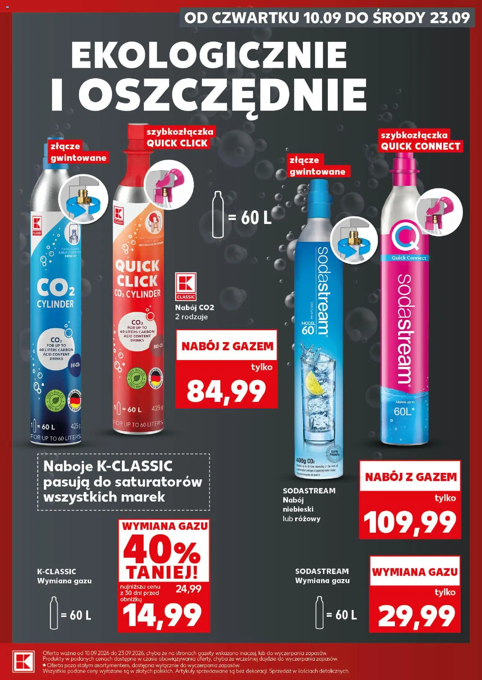 Kaufland Polsko leták - Złap okazje od 10.09.2026 | Strana: 3 | Produkty: Sodastream
