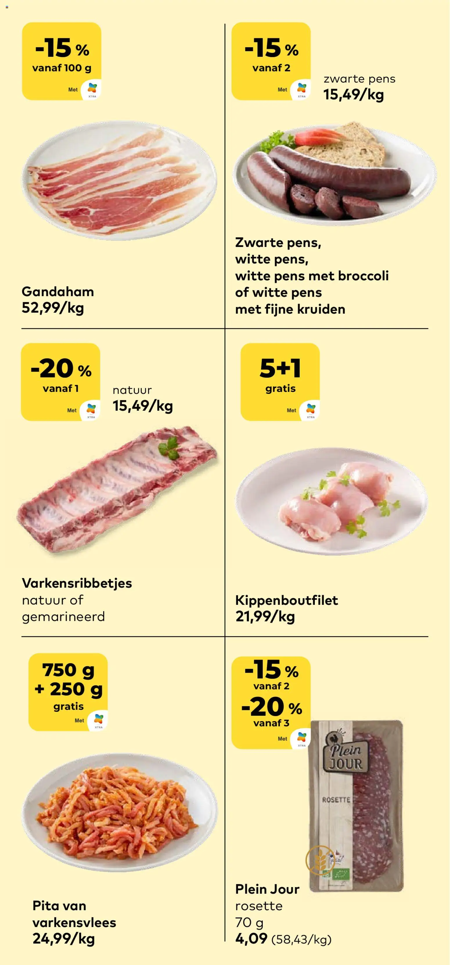 {H1} | Pagina: 9 | Producten: Varkensvlees, Kruiden, Broccoli