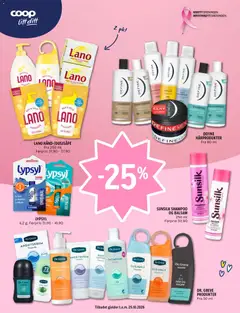 Forhåndsvisning av Coop Prix kundeavis gyldig fra 28/09/2026 | Side: 7 | Produkter: Ansiktskrem, Intimvask, Shampoo, Balsam