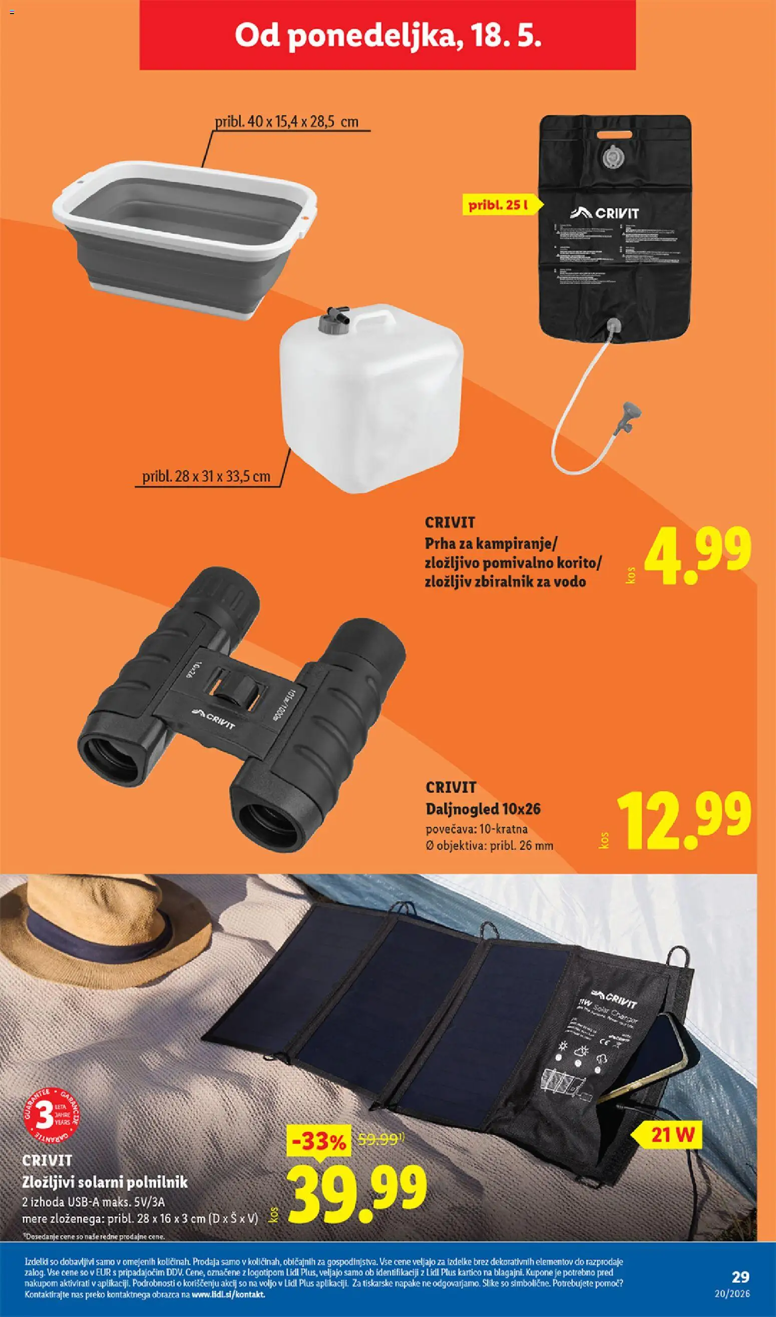 Novi Lidl katalog ponudbe – veljaven od 14.05.2026 | Stran: 63 | Izdelki: Prha, Polnilnik
