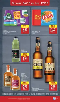 Aldi - Prévisualisation de CH'TI® BIÈRE DE GARDE, Au choix : blonde 6,8° ou ambrée 6,2°. valide à partir de 06/10/2026 | Page: 17