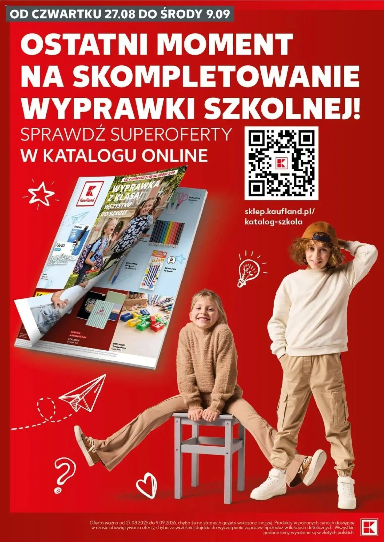 Kaufland gazetka - Złap Okazje od 27.08.2026 - od jutra PDF | Strona: 2 | Produkty: Temperówka, Notebook, Zeszyt, Gazety