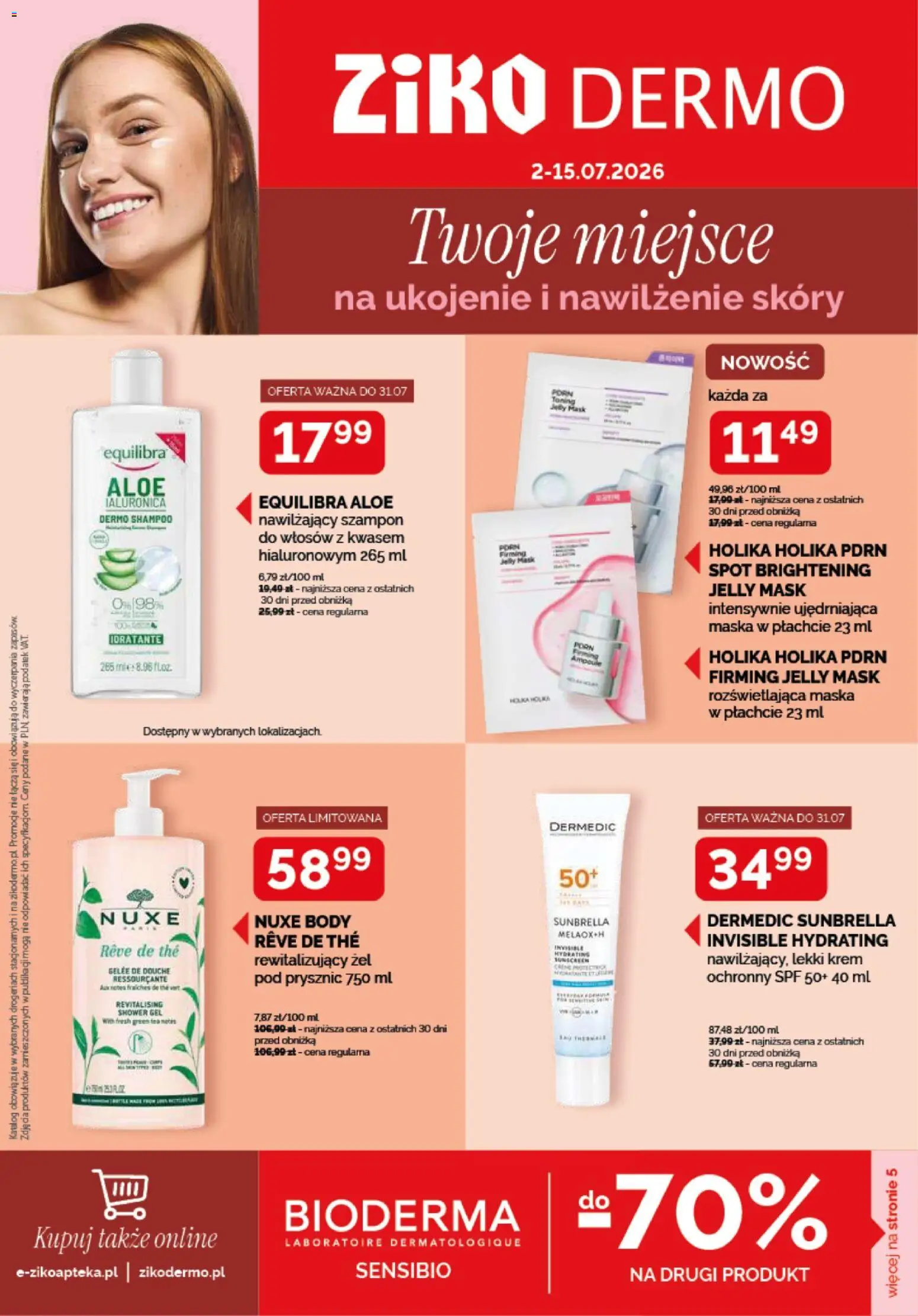 Ziko gazetka od 02.07.2026 | Strona: 1 | Produkty: Prysznic, Szampon, Body, Maska