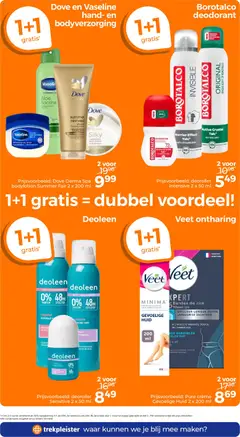 Trekpleister folder - Voorbeeld van een folder van Trekpleister, geldig van 19.05.2026 | Pagina: 3 | Producten: Deodorant, Antitranspirant, Ontharingscrème, Alcohol