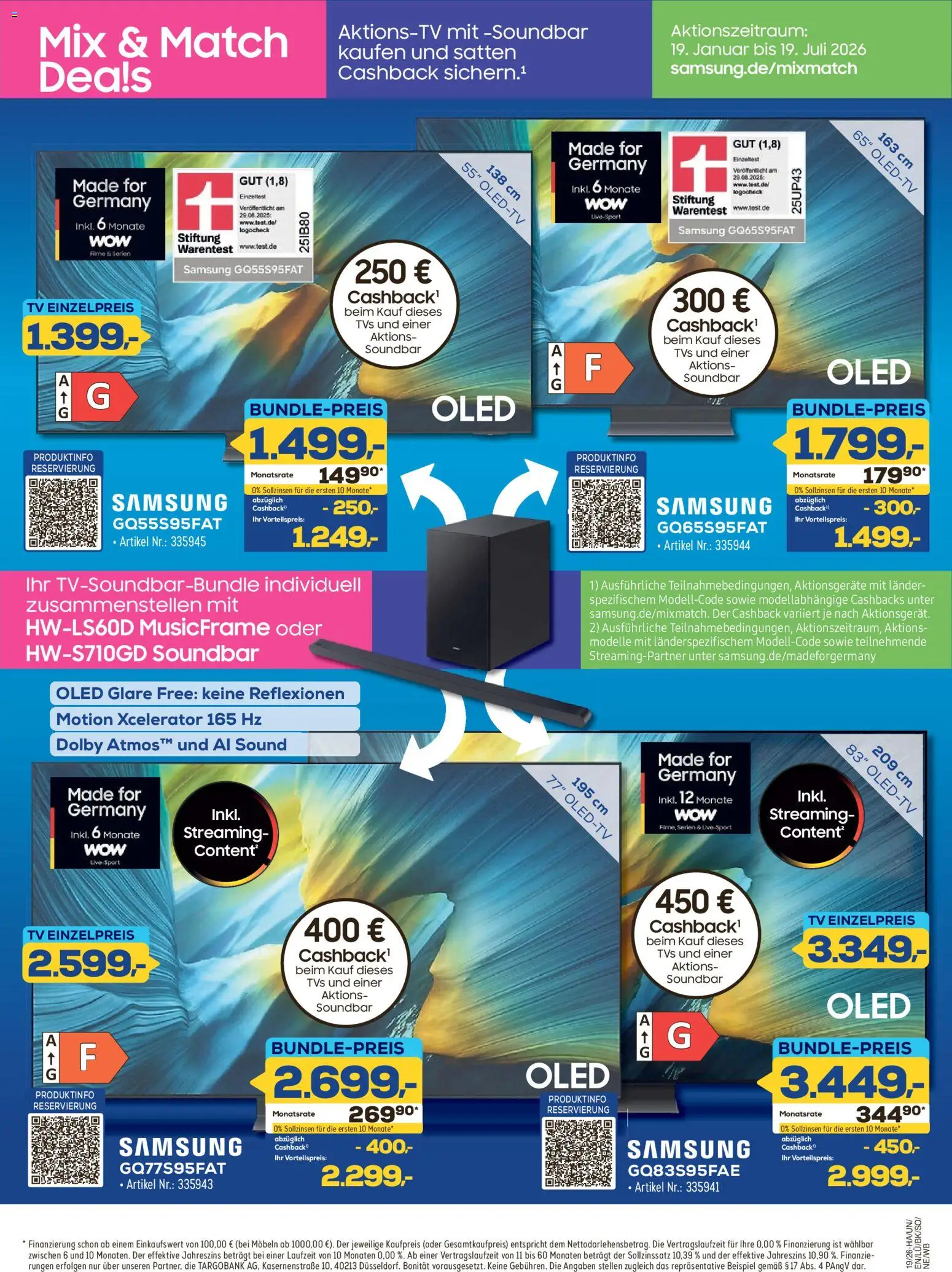 Euronics Prospekt Berlet – gültig ab 30.04.2026 | Seite: 9 | Produkte: Samsung, Soundbar, TV
