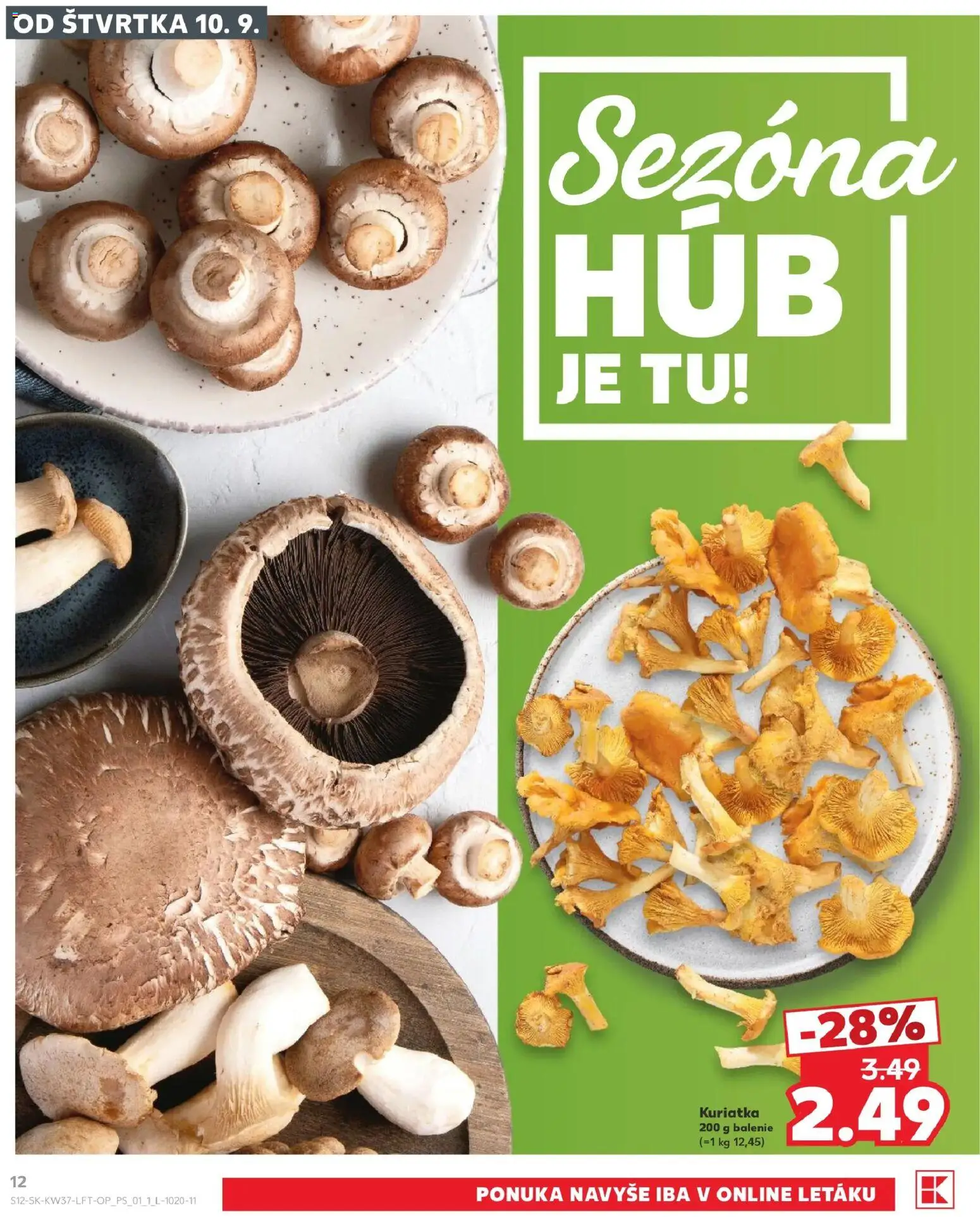 Nové Kaufland akcie – leták je platný od 10.09.2026 | Strana: 12