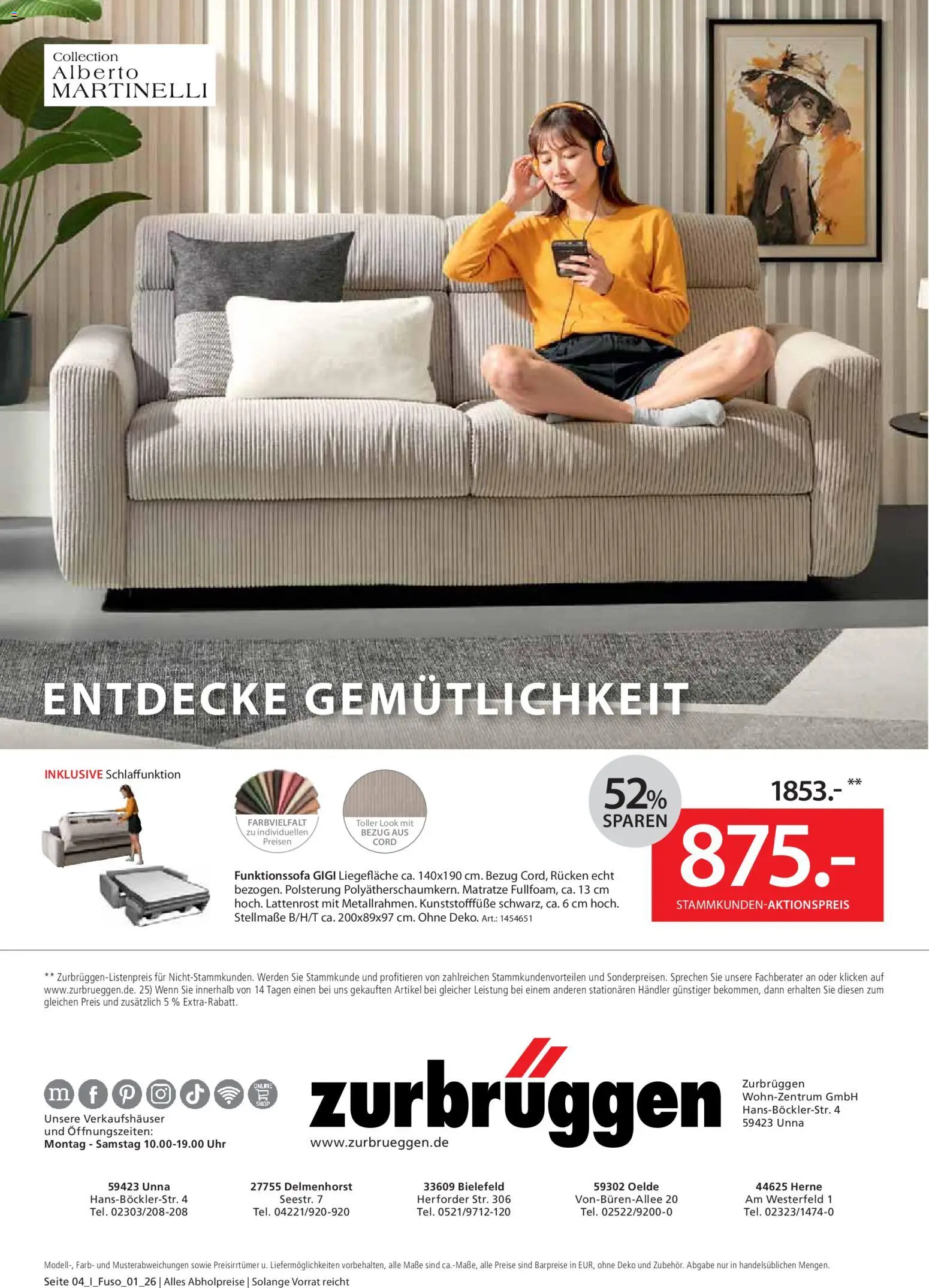 Zurbrüggen Prospekt | 10.06.2026 | Wie erhält man einen begrenzten Rabatt? | Deutschland