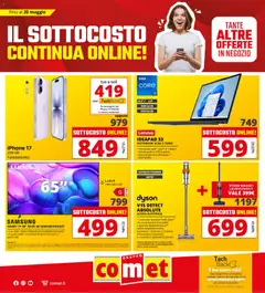 Anteprima del volantino Comet volantino Sottocosto Online valido a partire dal 18.05.2026